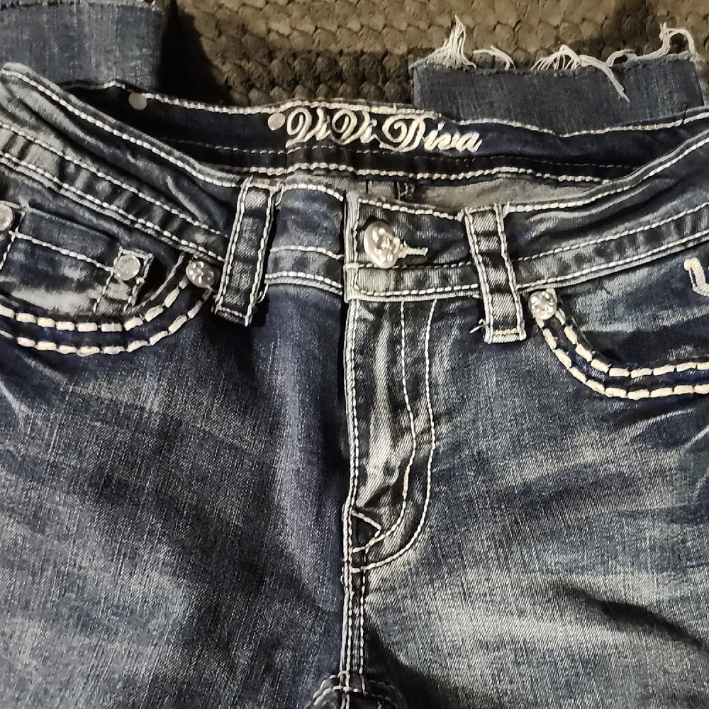 Women's Dark Blue Denim Jeans